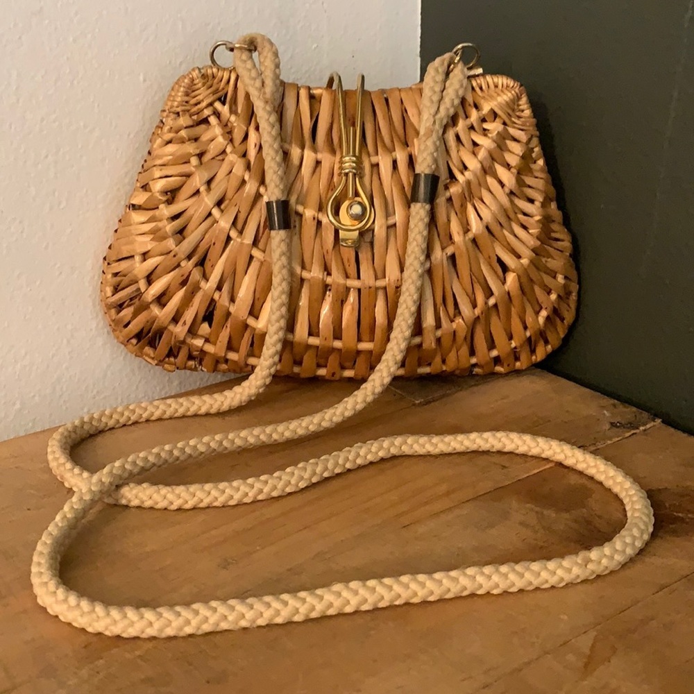 Straw Woven Crossbody Purse
